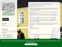 Tablet Screenshot of hotel-schoenbrunn.de